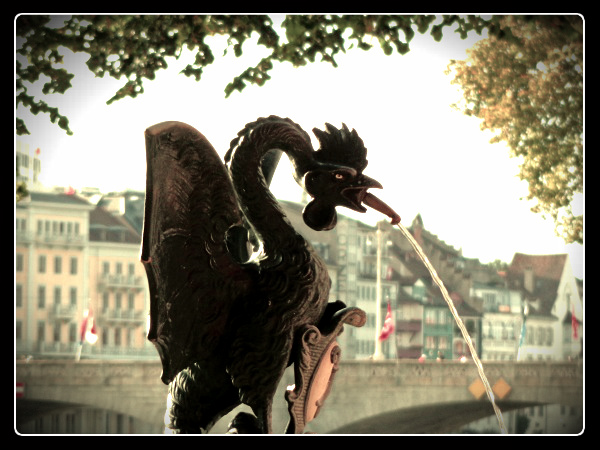 Basel Switzerland: Roosters, Water Monsters and Cheeky Kings