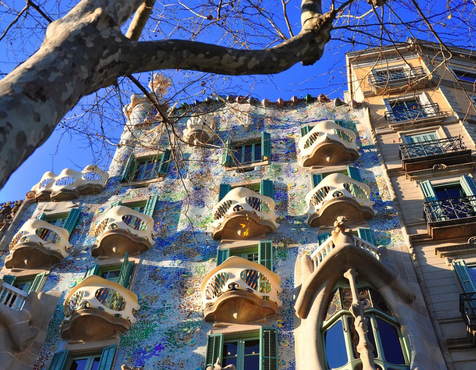 Gaudi Architecture Tells a Story in Barcelona