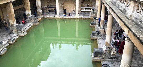 Bathing and Cursing Like a Roman in Bath, England