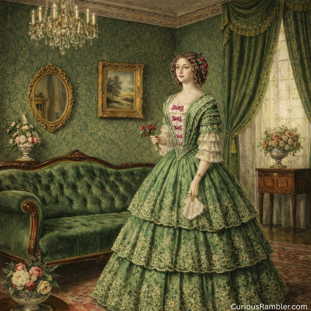 Victorians Were Keen on Green: Wallpaper to Die For
